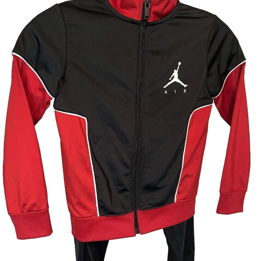 Nike Jordan Jumpman Air Black Red Tracksuit Set